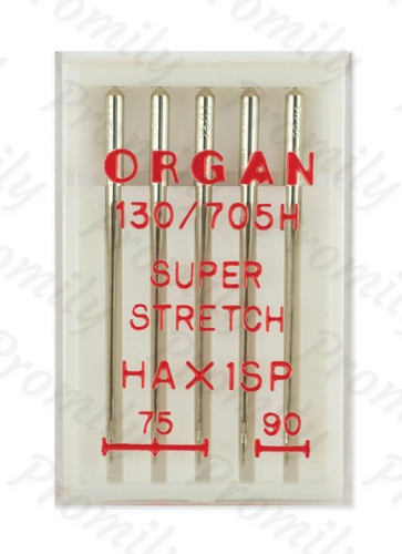 Иглы супер cтрейч №№ 75(3),90(2), Organ, 5 шт от магазина Promily в Невинномысске