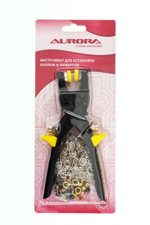 ИНСТРУМЕНТ ДЛЯ УСТАНОВКИ КНОПОК И ЛЮВЕРСОВ Aurora AU-SA50 от магазина Promily в Невинномысске